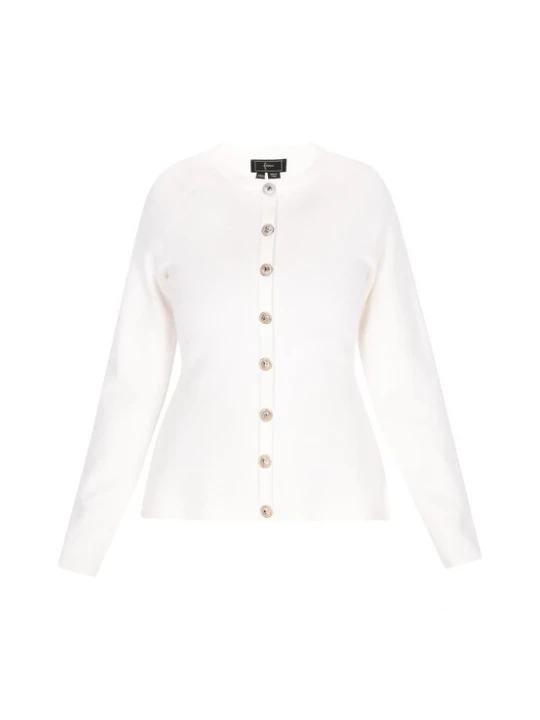 Foto van product faina Gebreid vest wit