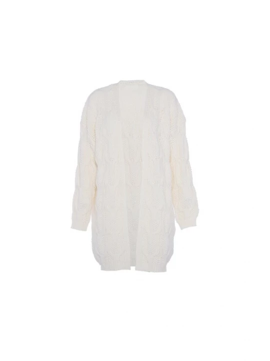 Foto van product faina Gebreid vest wolwit