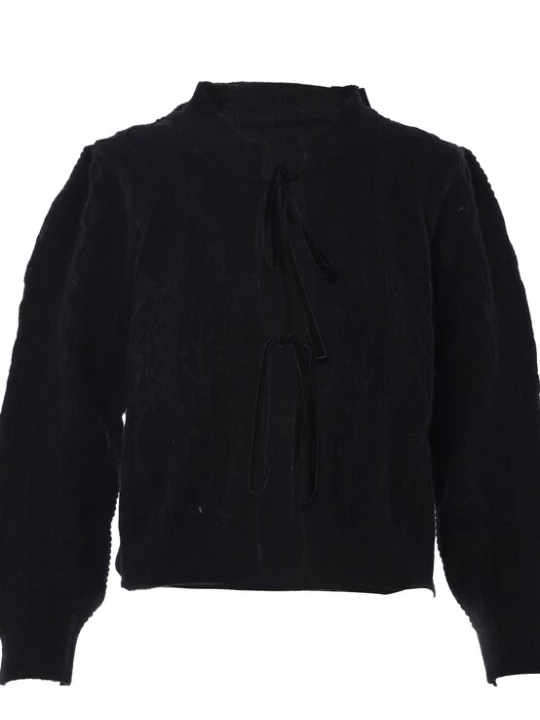 Foto van product faina Gebreid vest zwart