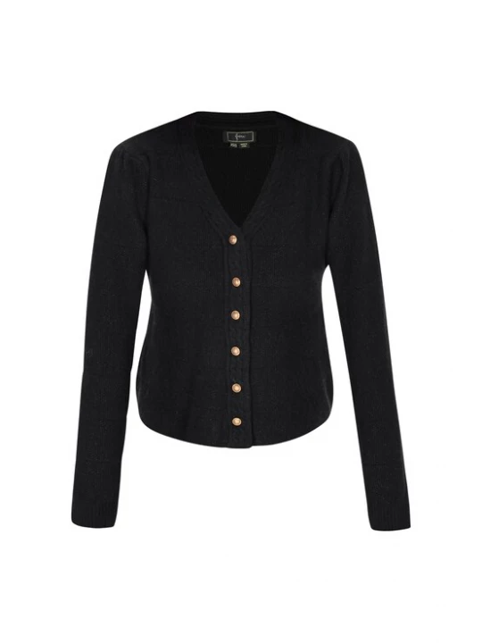 Foto van product faina Gebreid vest zwart