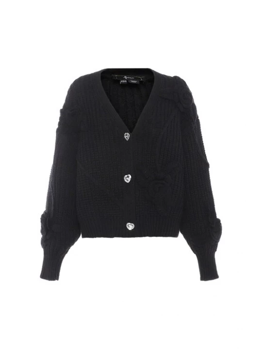 Foto van product faina Gebreid vest zwart