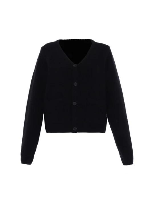 Foto van product faina Gebreid vest zwart