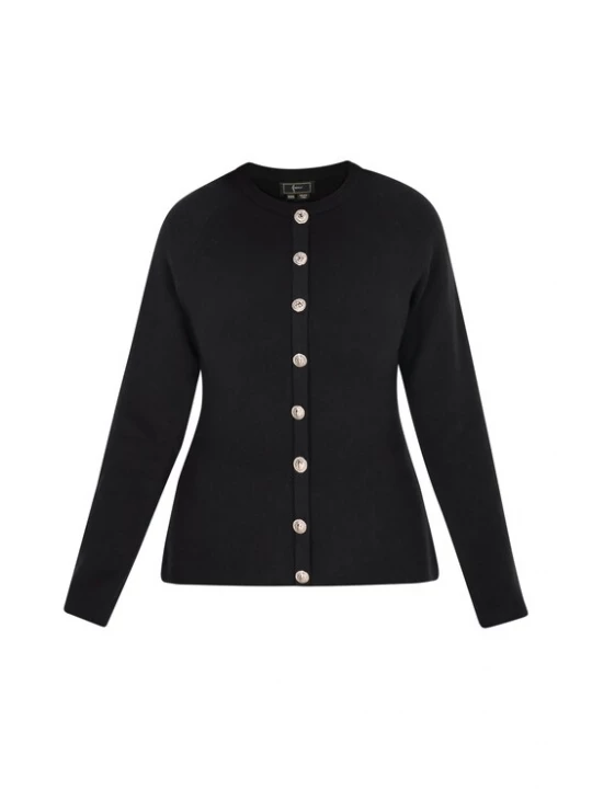 Foto van product faina Gebreid vest zwart