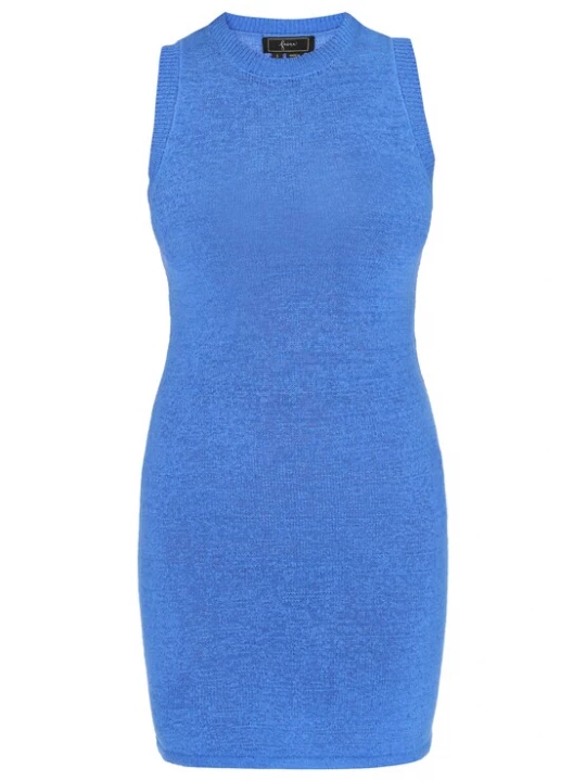 Foto van product faina Gebreide jurk 'Fashion Look' blauw
