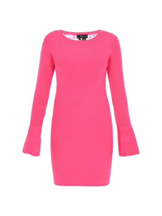 Foto van product faina Gebreide jurk fuchsia