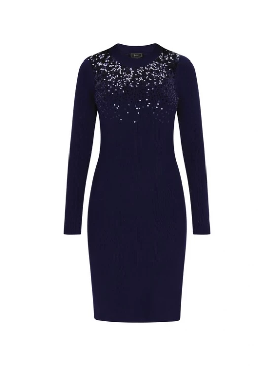 Foto van product faina Gebreide jurk navy