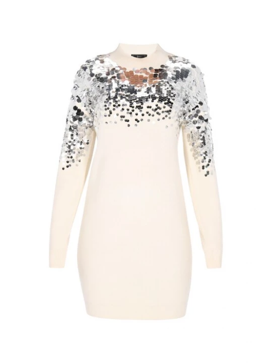 Foto van product faina Gebreide jurk offwhite