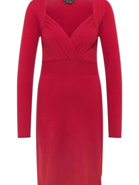 Foto van product faina Gebreide jurk rood