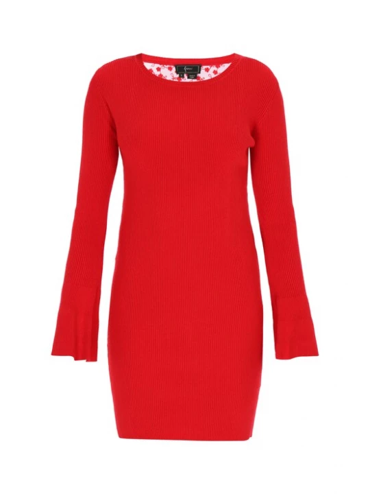 Foto van product faina Gebreide jurk rood