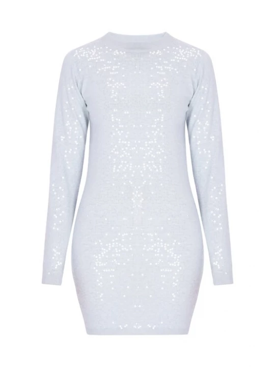 Foto van product faina Gebreide jurk turquoise