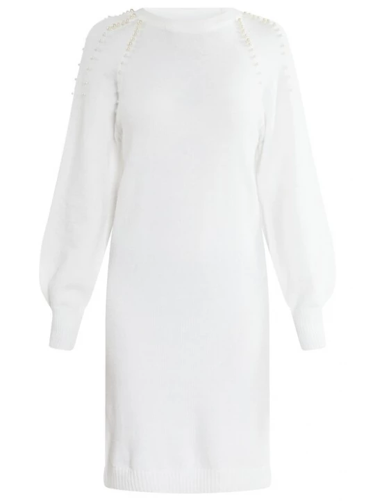 Foto van product faina Gebreide jurk 'Tuxe' wit