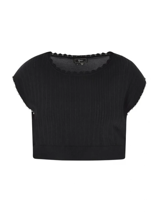 Foto van product faina Gebreide top 'Fashion Look' zwart