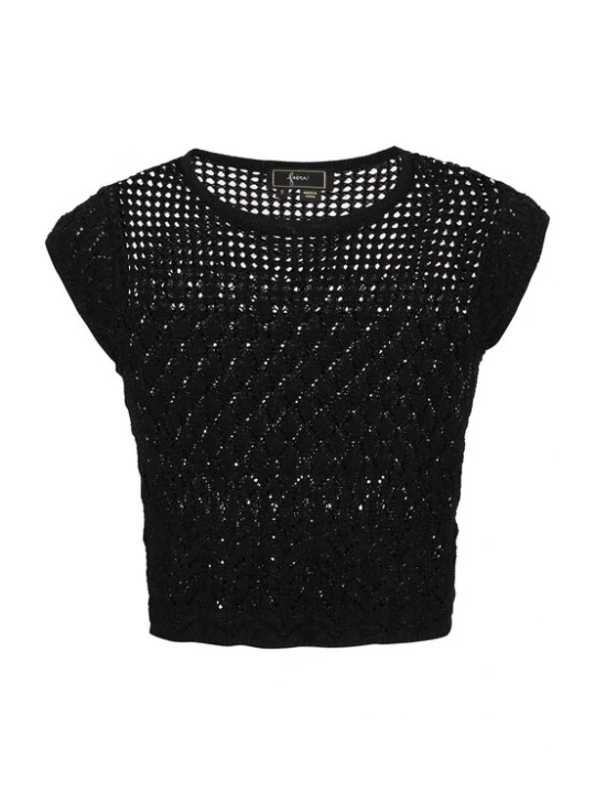 Foto van product faina Gebreide top 'Fashion Look' zwart