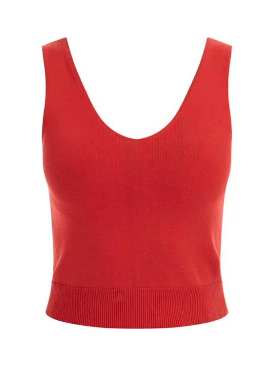 Foto van product faina Gebreide top rood