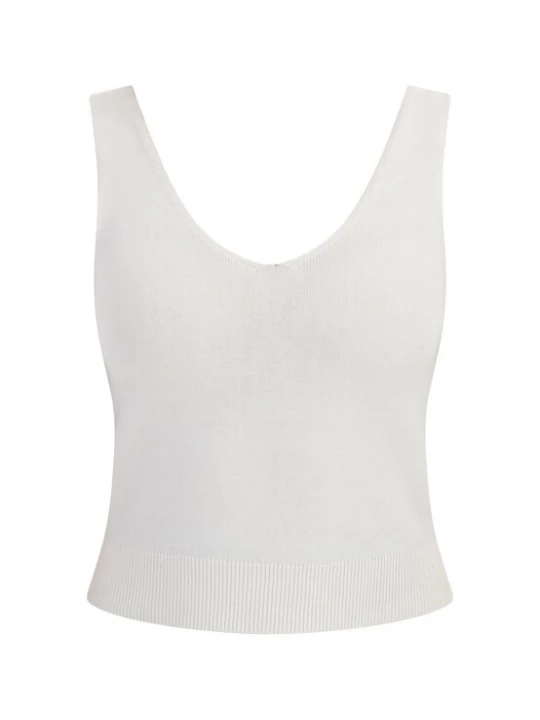 Foto van product faina Gebreide top wolwit