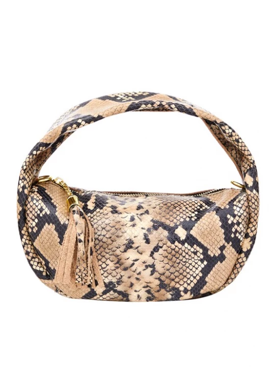Foto van product faina Handtas beige / bruin / zwart