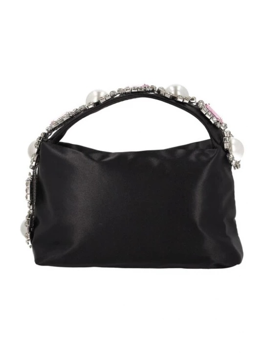 Foto van product faina Handtas rosa / zwart / transparant / wit