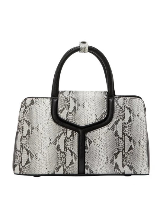 Foto van product NAEMI Handtas grijs / zwart / wit