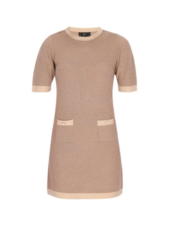 Foto van product faina Jurk beige / donkerbeige