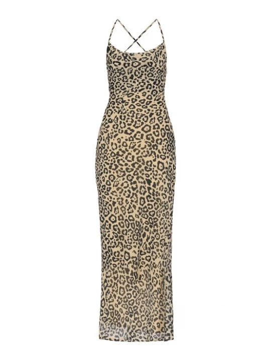 Foto van product faina Jurk beige / zwart
