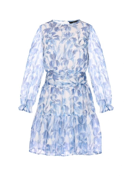 Foto van product faina Jurk blauw / wit