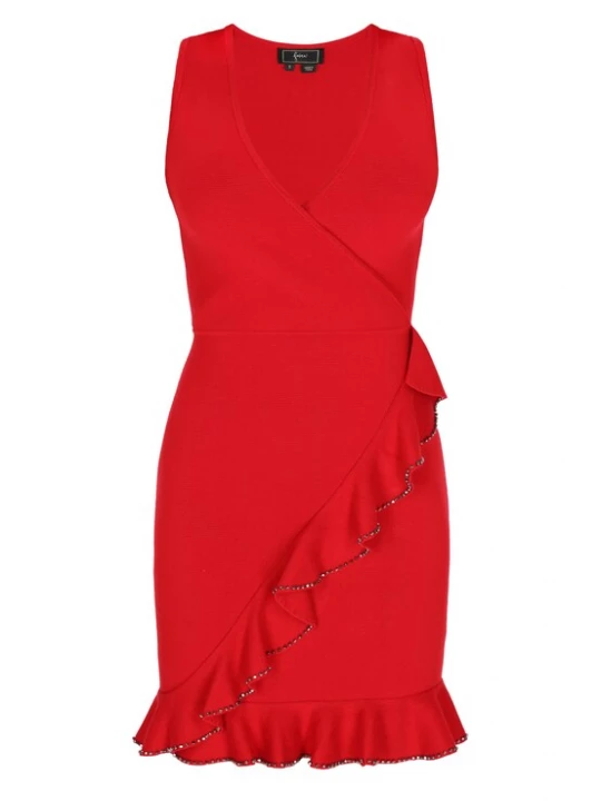Foto van product faina Jurk bloedrood