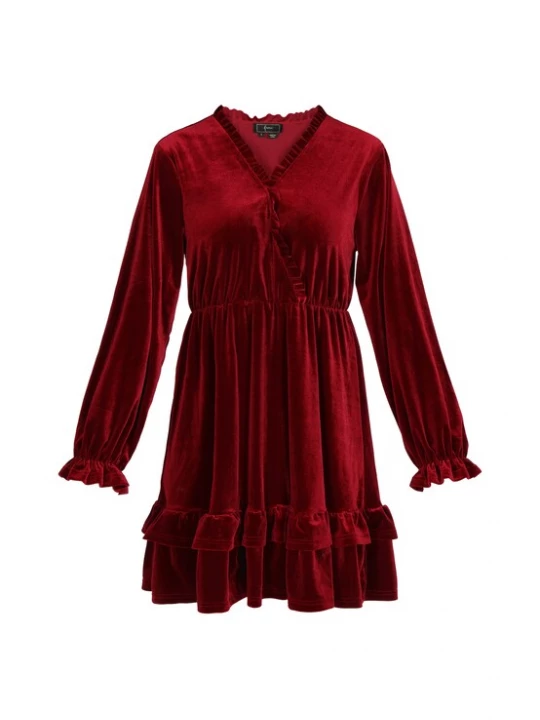 Foto van product faina Jurk bourgogne