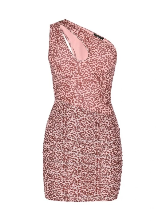 Foto van product faina Jurk bruin / rosa