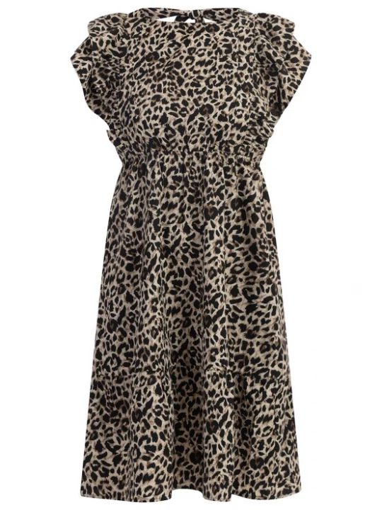 Foto van product faina Jurk chamois / zwart