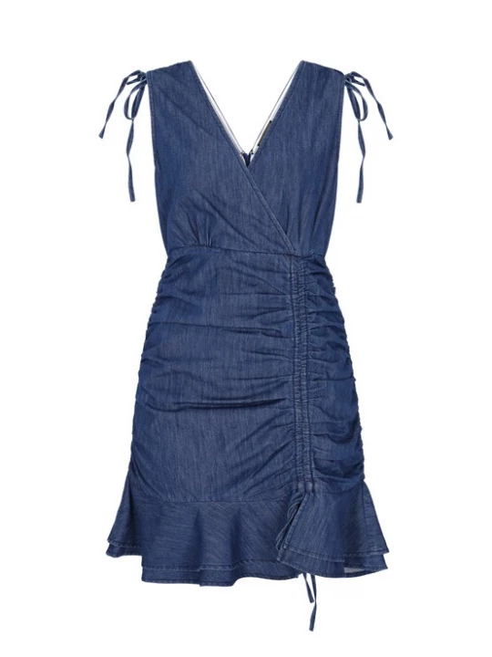 Foto van product faina Jurk 'Festive' donkerblauw