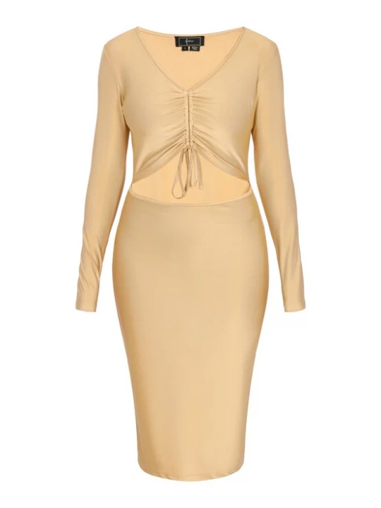 Foto van product faina Jurk 'Festive' goud