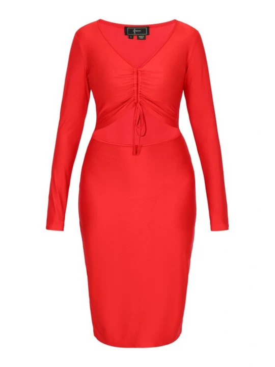 Foto van product faina Jurk 'Festive' rood