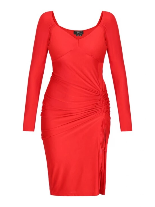 Foto van product faina Jurk 'Festive' rood
