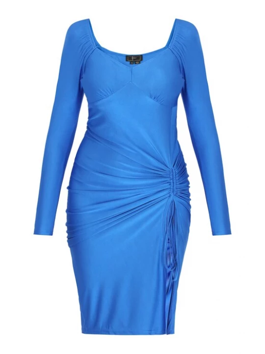 Foto van product faina Jurk 'Festive' royal blue / koningsblauw