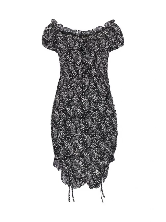 Foto van product faina Jurk 'Festive' zwart / wit