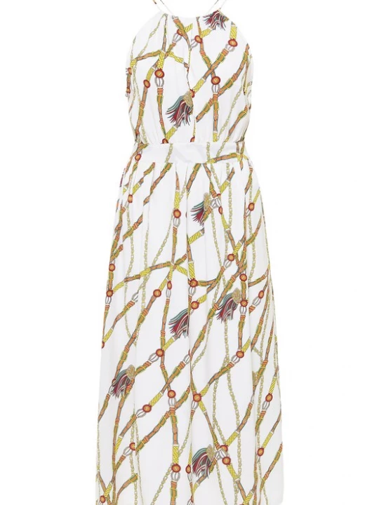 Foto van product faina Jurk gemengde kleuren / wit