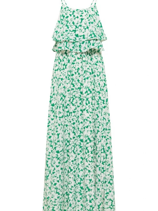 Foto van product faina Jurk groen / wit