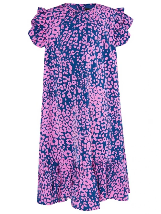 Foto van product faina Jurk marine / pink