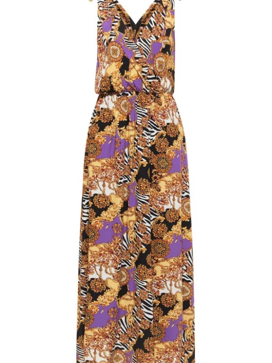 Foto van product faina Jurk 'Mioki' gemengde kleuren / oranje