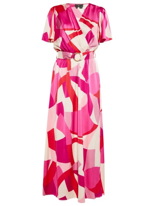 Foto van product faina Jurk pink / rosa / oudroze / wit