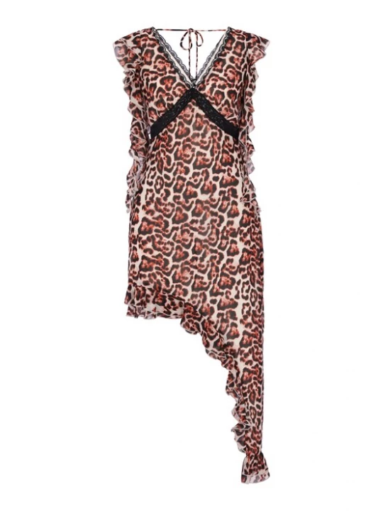 Foto van product faina Jurk rood / zwart