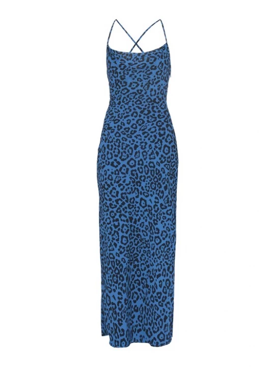 Foto van product faina Jurk royal blue / koningsblauw / zwart