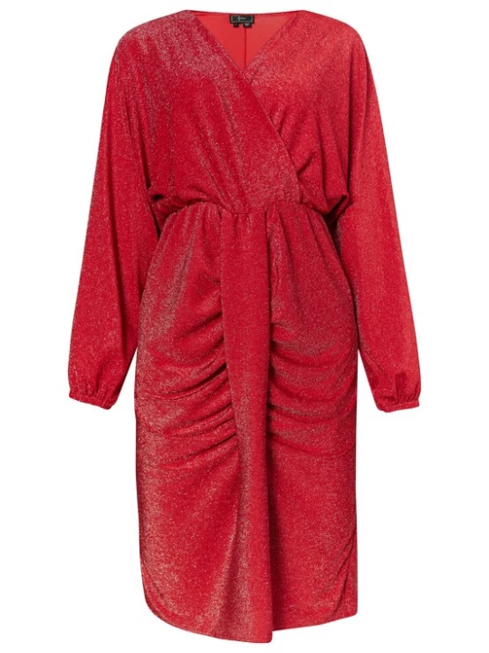 Foto van product faina Jurk vuurrood / zilver