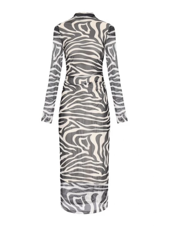 Foto van product faina Jurk zwart / wit