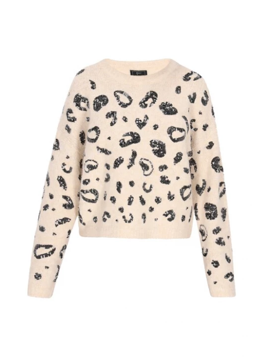 Foto van product faina Oversized trui 'Fashion Look' crème / zwart