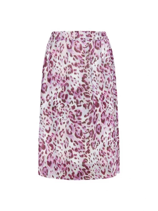 Foto van product faina Rok chocoladebruin / sering / lichtroze / roodviolet