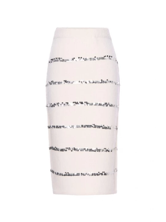 Foto van product faina Rok zilver / offwhite