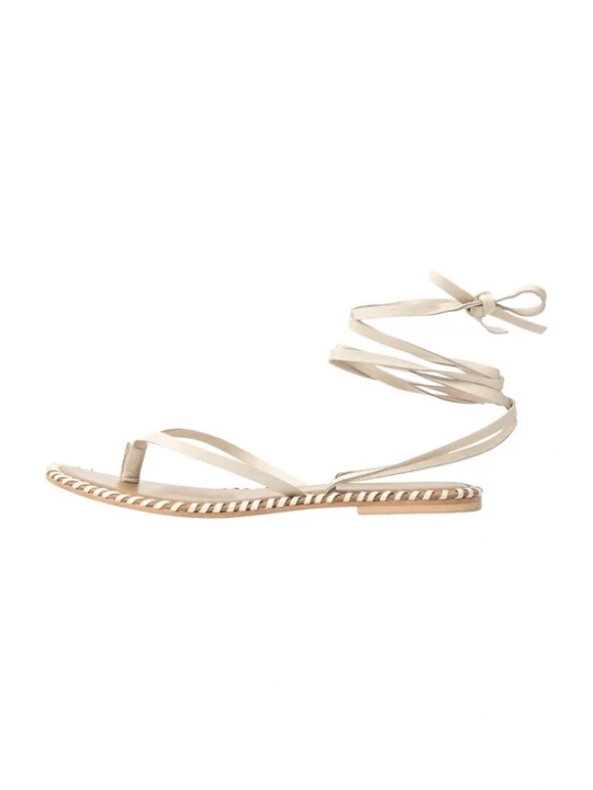 Foto van product faina Sandalen met riem crème / bruin