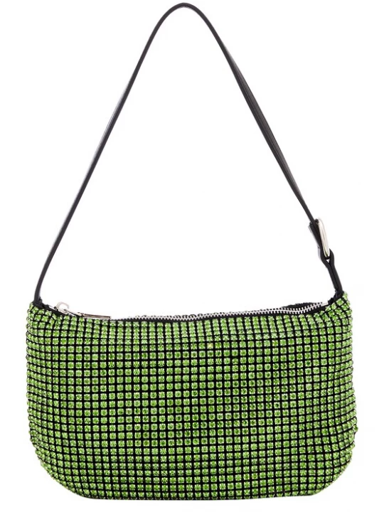 Foto van product faina Schoudertas groen / zwart