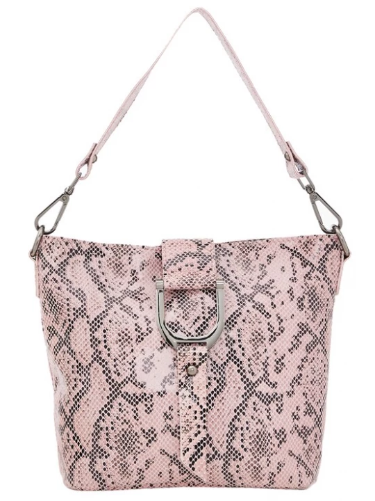 Foto van product faina Schoudertas rosa / zwart
